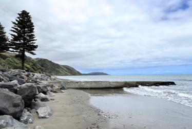 Stormwater outfall being replaced on Paekākāriki beach