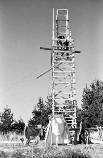 Hp2629 Construction Our Lady Lourdes1958