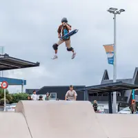 Skateboarding at opening celebration thumbnail