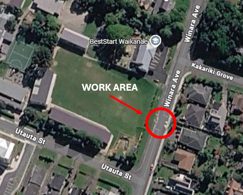 Safety improvements - Winara Avenue, Waikanae, starting 7 April Contractors will be completing pedestrian safety improvement works on Winara Avenue, Waikanae.